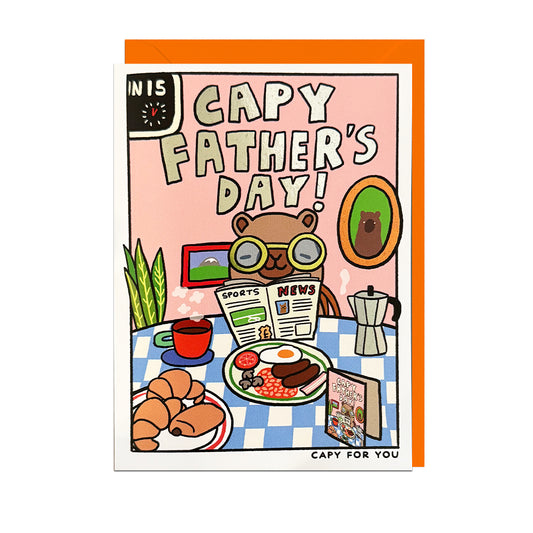 CAPY111-Jolly Awesome-Capy Father'S Day Foil-Card-Capy For You