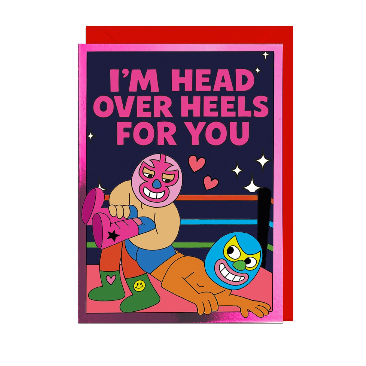 CT105-Jolly Awesome-Head Over Heels For You-Card-Card Toons