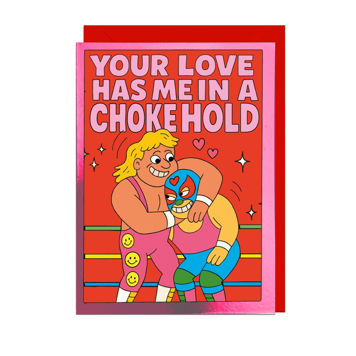 CT107-Jolly Awesome-Love Chokehold-Card-Card Toons