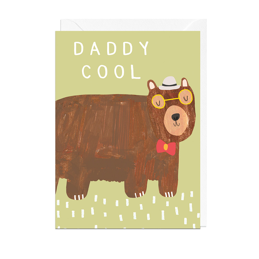 DO224-Jolly Awesome-Daddy Cool Bear-Card-Darcie Olley