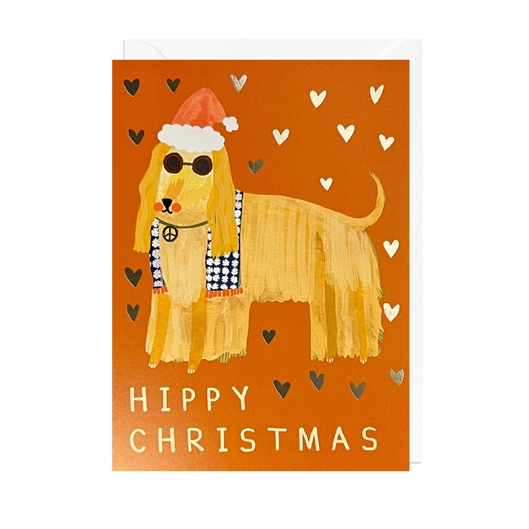 DO292-Jolly Awesome-Hippy Christmas-Xmas Card-