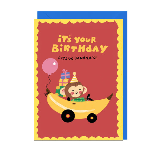 EH101-Jolly Awesome-It'S Your Birthday Bananas-Card-