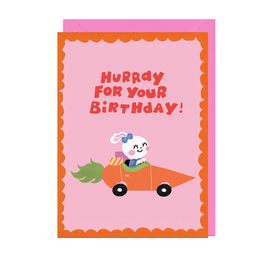 EH103-Jolly Awesome-Hurray Birthday Carrot-Card-