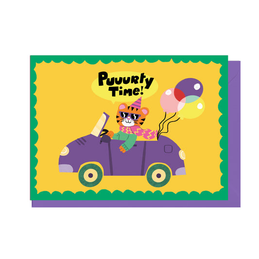 EH110-Jolly Awesome-Purrty Time Tiger-Card-