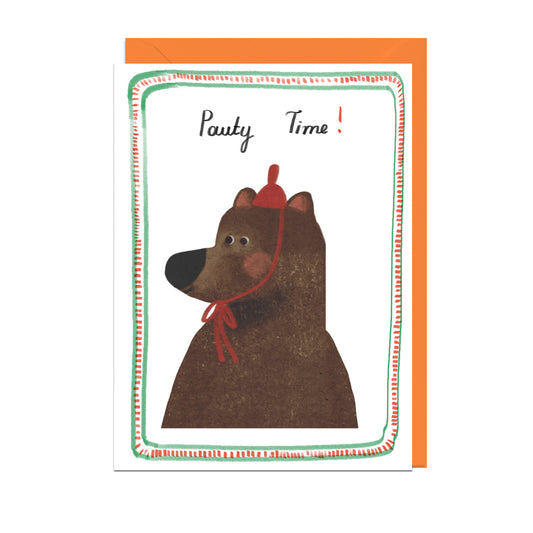 ET109-Jolly Awesome-Pawty Time Bear-Card-