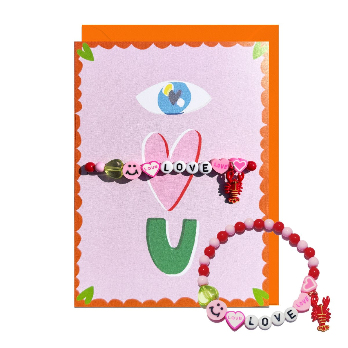 JAPG109-Jolly Awesome-Eye Love U-Card-Bracelet Cards
