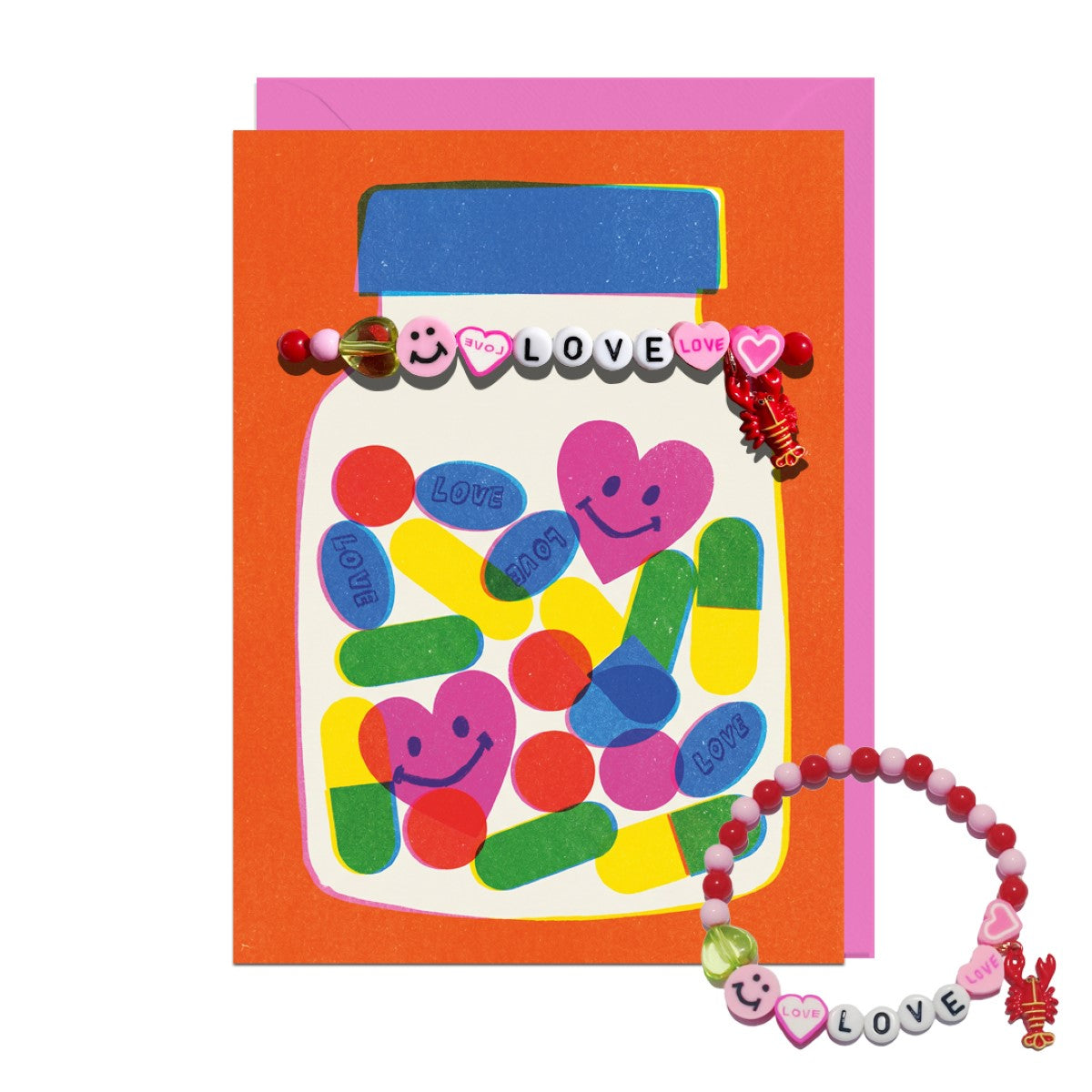 JAPG132-Jolly Awesome-Love Drug-Card-Bracelet Cards