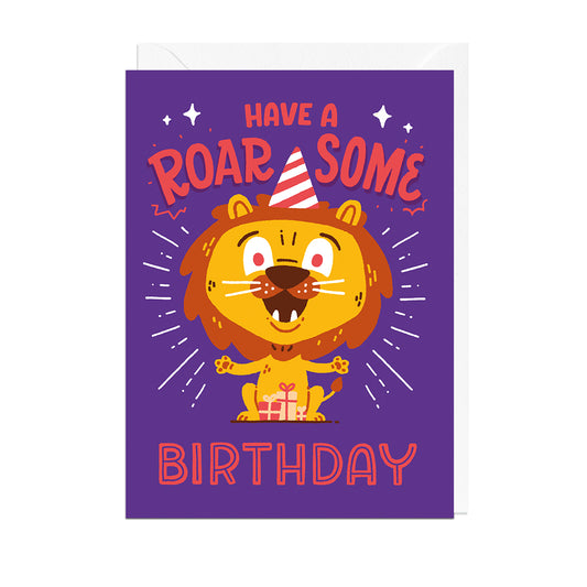 MJ401-Jolly Awesome-Roarsome Birthday-Card-
