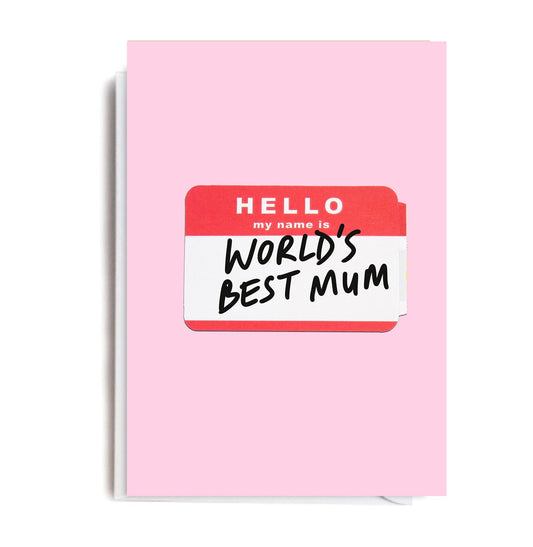 PG141-Jolly Awesome-Name Is Worlds Best Mum-Card-Pg141
