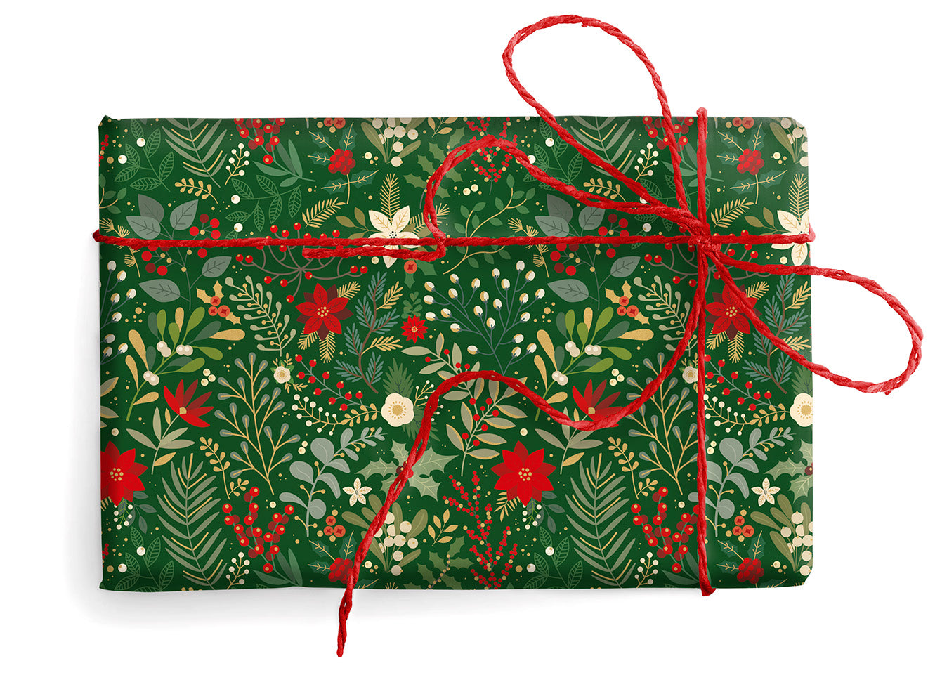 18-9425-Kartos-Christmas Foliage-Xmas Wrap-Carta Regalo