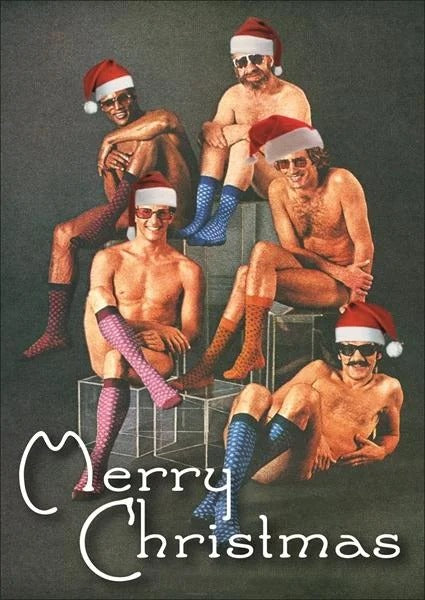 XKMKSOCKS-Kiss Me Kwik-Socks-Xmas Card-