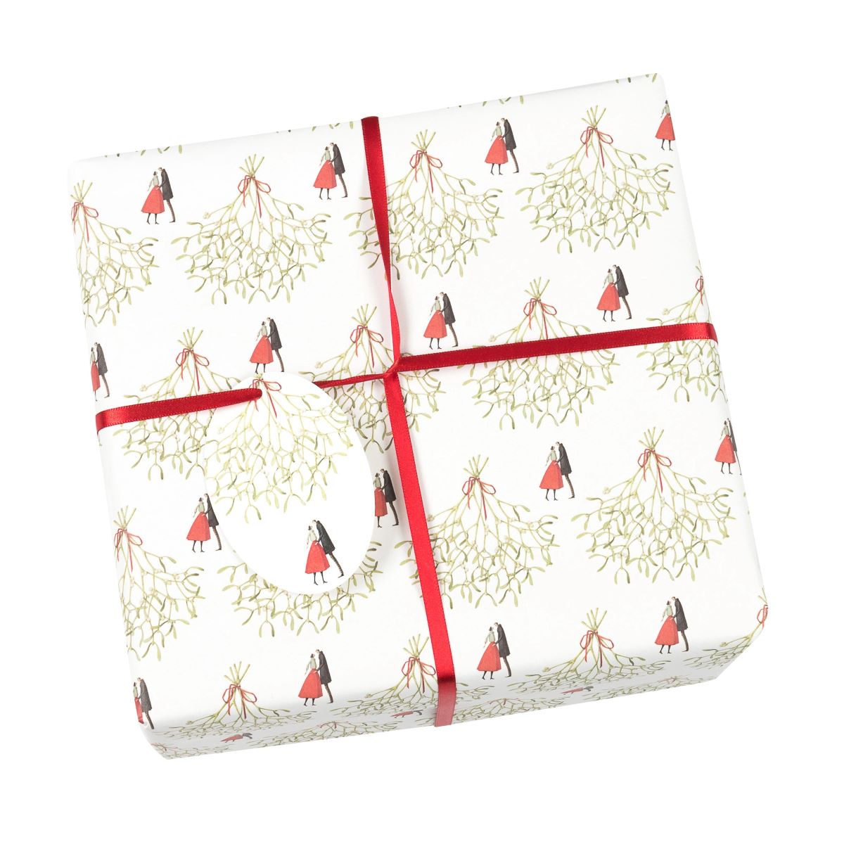 HC025-Laura Stoddart-Christmas Kiss-Xmas Wrap-Christmas Gift Wrap