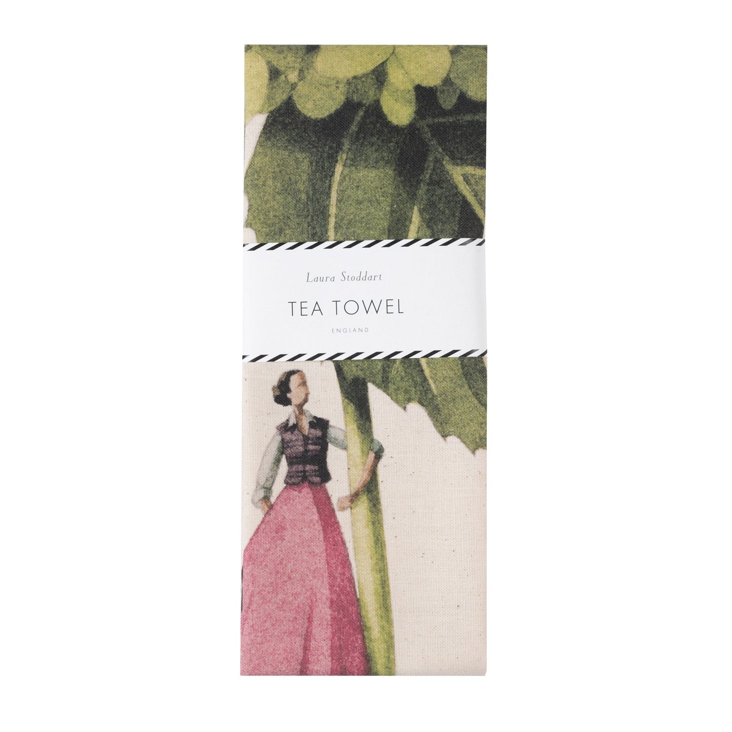 IBH003-Laura Stoddart-Annabelle Hydrangea-Tea Towel-