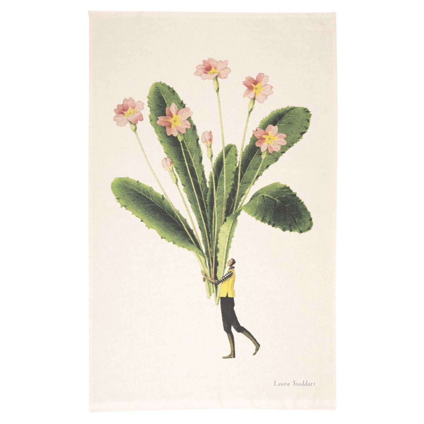 SF07B-Laura Stoddart-Primrose-Tea Towel-Tea Towels