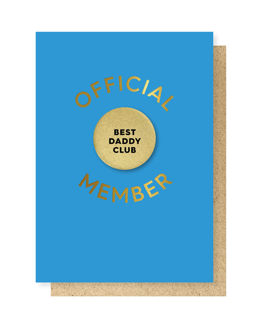 BG016-Lucky Ink-Best Daddy Club-Card-Badge Cards
