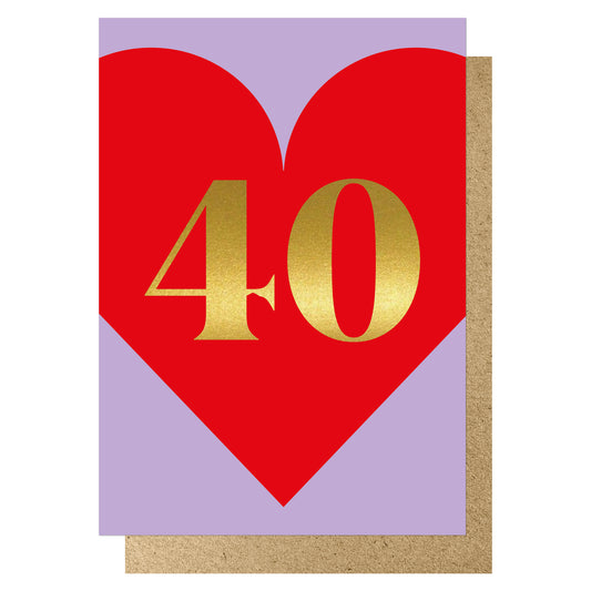 H3009-Lucky Ink-Heart 40 Lilac & Red-Card-