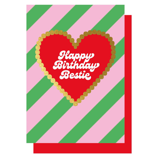 HGD023-Lucky Ink-Happy Birthday Bestie-Card-