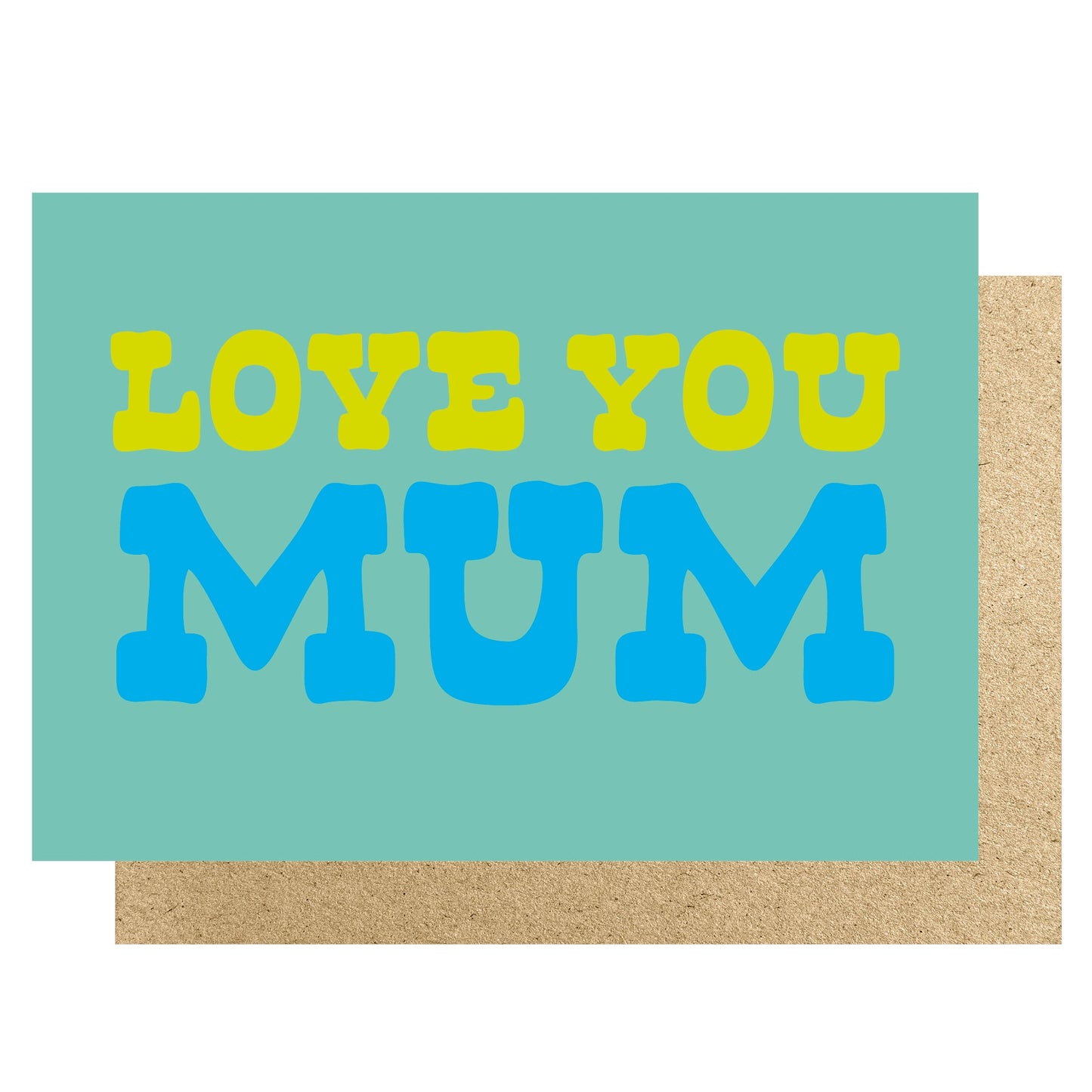 HOW102-Lucky Ink-Love You Mum Mint-Card-