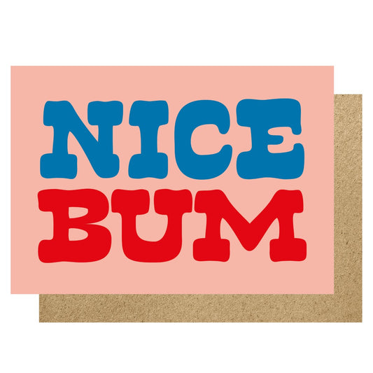 HOW115-Lucky Ink-Nice Bum-Card-