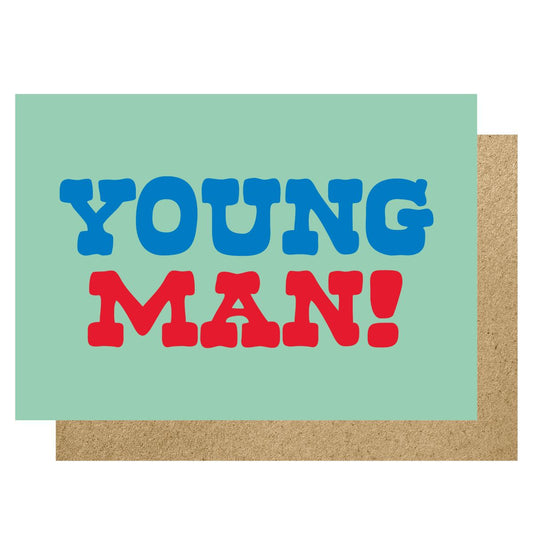 HOW152-Lucky Ink-Young Man-Card-