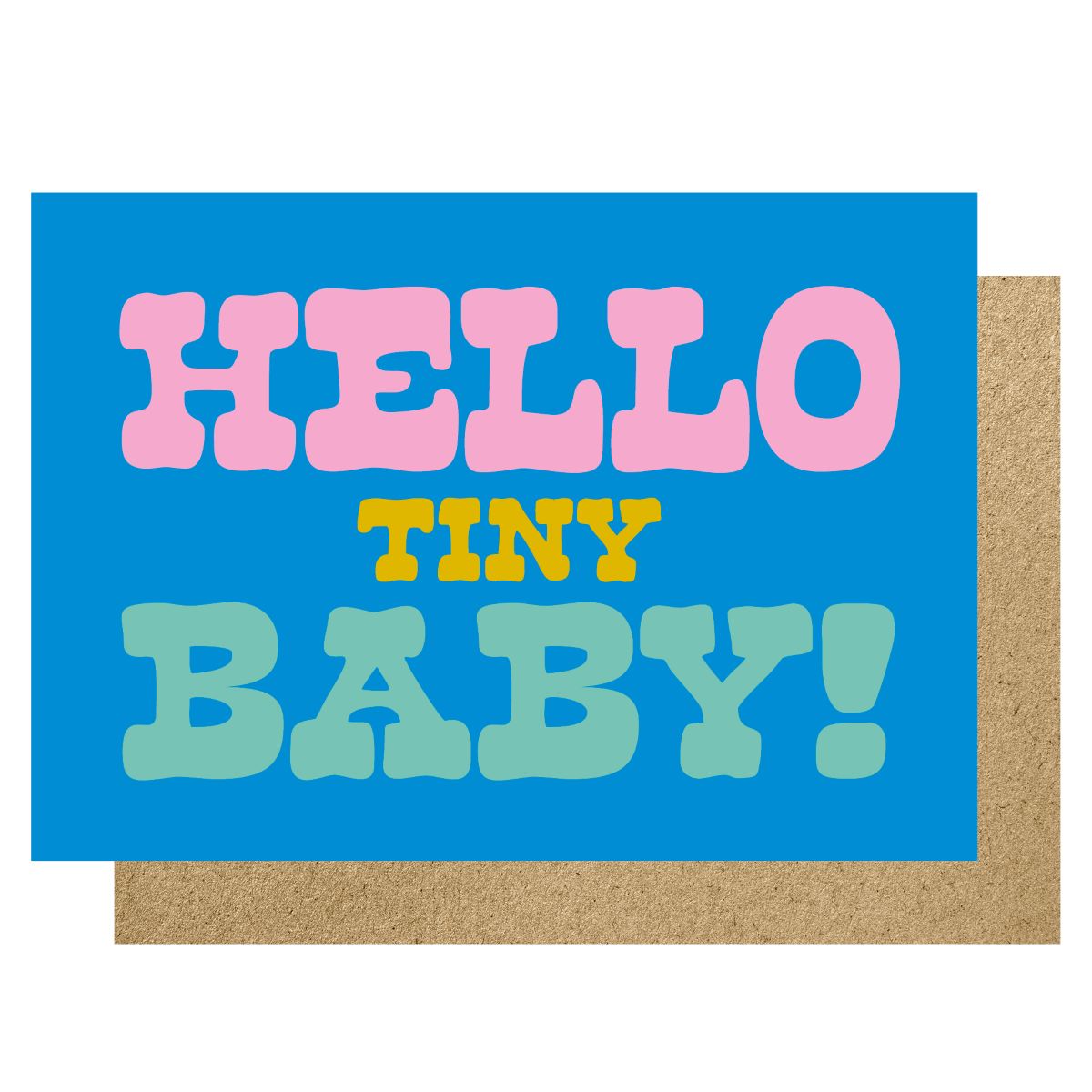HOW158-Lucky Ink-Hello Tiny Baby-Card-