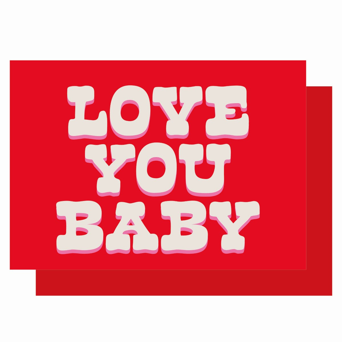 HOW303-Lucky Ink-Love You Baby-Card-