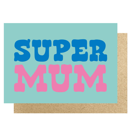 HOW82F-Lucky Ink-Super Mum Mint Foiled-Card-