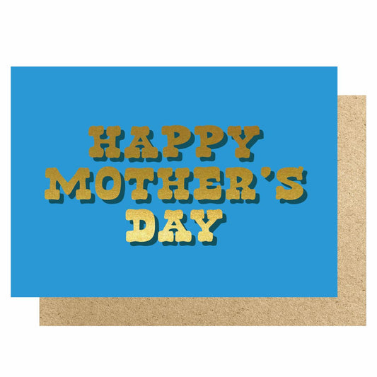HOWMD8-Lucky Ink-How Shadow Happy Mothers Day Blue-Card-