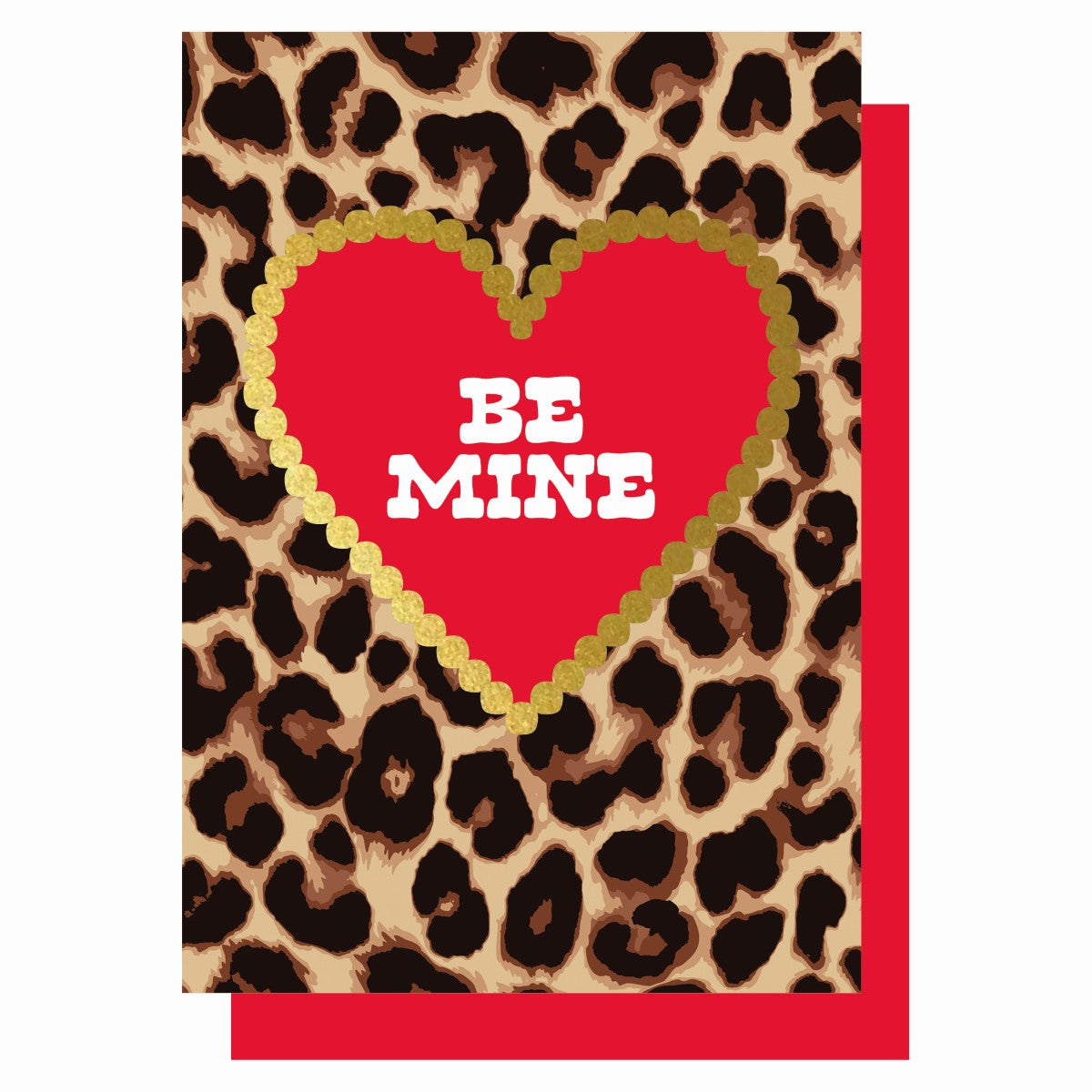LP011-Lucky Ink-Be Mine Leopard-Card-