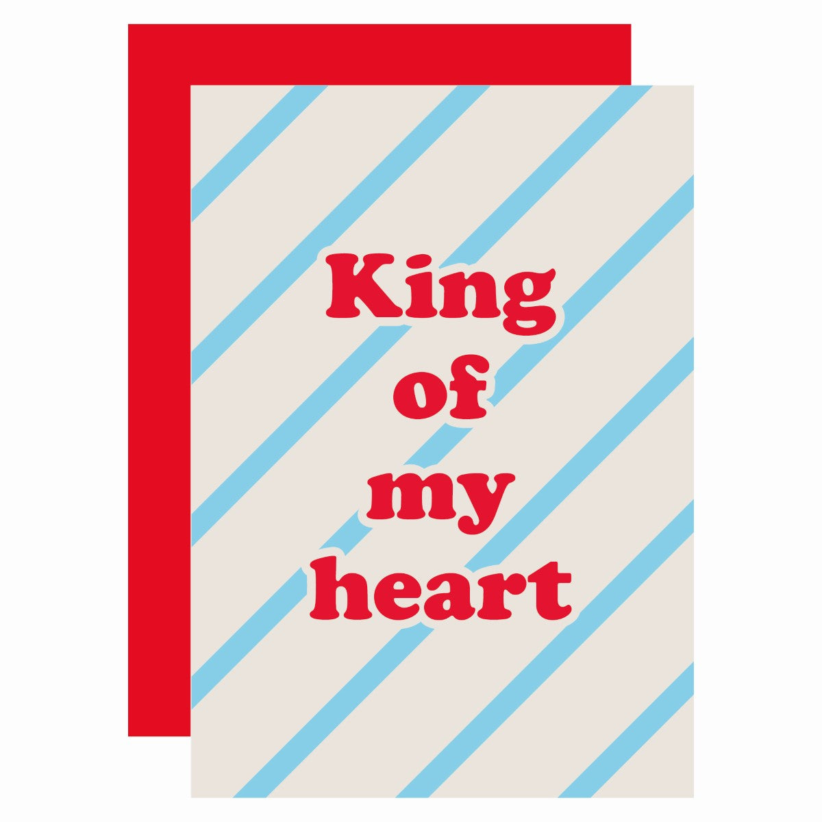 VIN008-Lucky Ink-King Of My Heart-Card-
