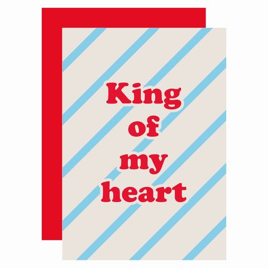 VIN008-Lucky Ink-King Of My Heart-Card-