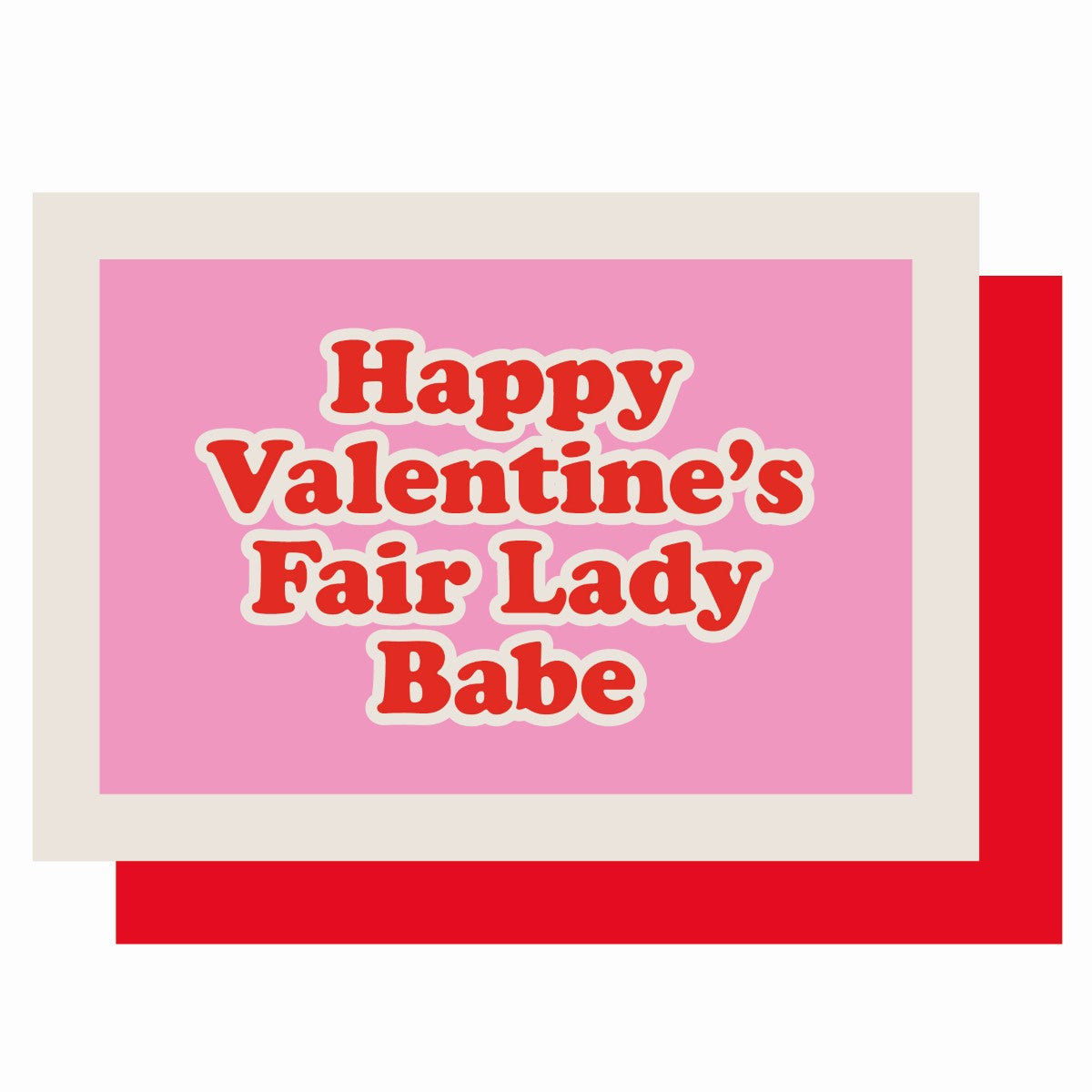 VIN012-Lucky Ink-Fair Lady Babe-Card-