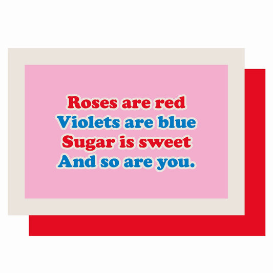 VIN016-Lucky Ink-Roses Are Red-Card-