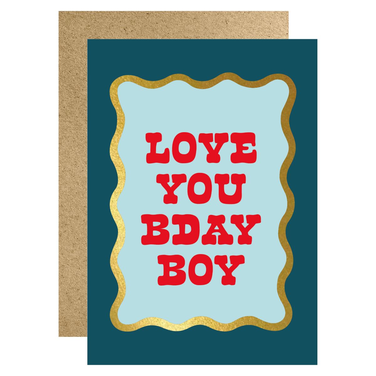 WV037-Lucky Ink-Love You Birthday Boy-Card-