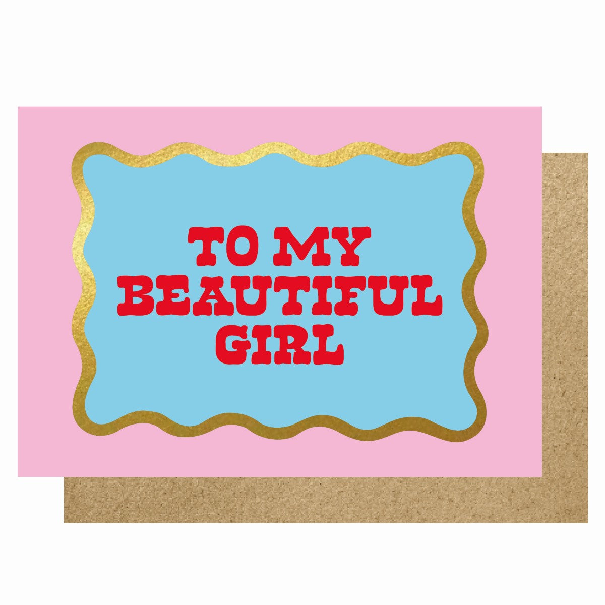 WV052-Lucky Ink-Beautiful Girl-Card-