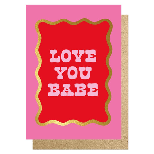 WVAL001-Lucky Ink-Love You Babe-Card-