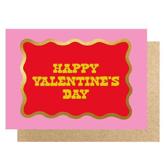 WVAL017-Lucky Ink-Happy Valentine'S Day-Card-