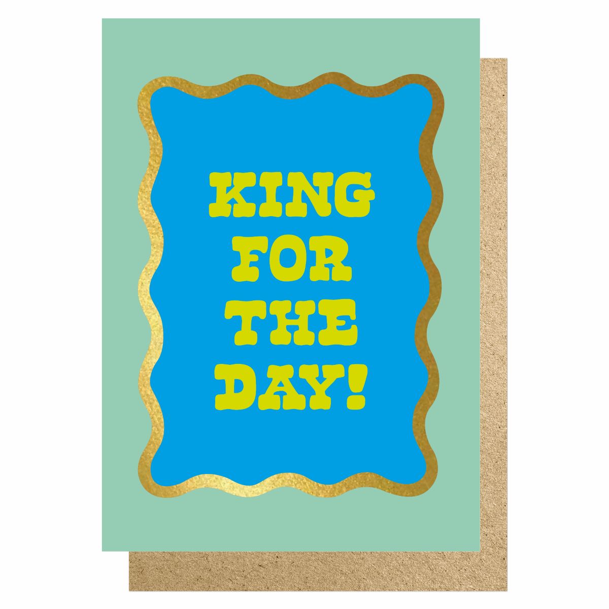 WVFD012-Lucky Ink-King For The Day-Card-