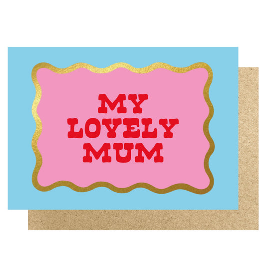 WVMD007-Lucky Ink-Wavy - My Lovely Mum Pink & Blue-Card-