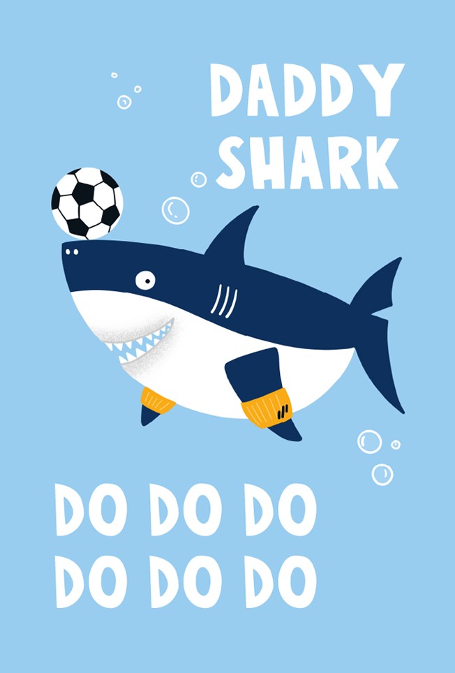 S1125-Lucy Maggie-Daddy Shark-Card-