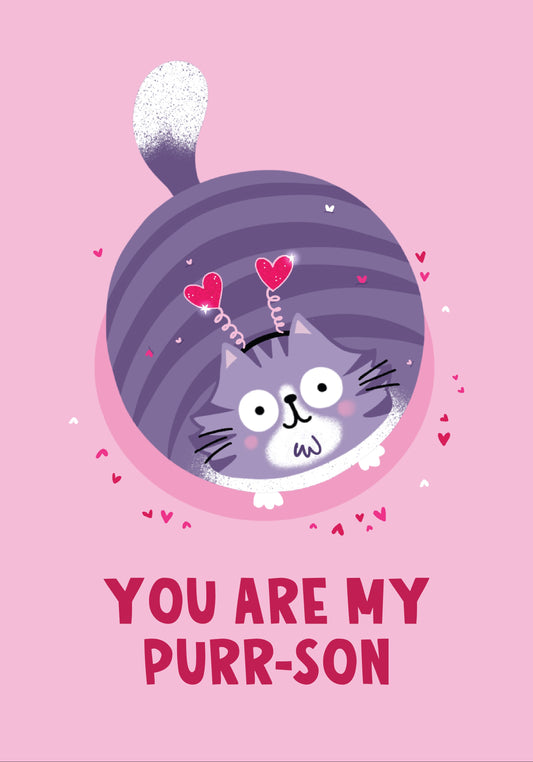 S13625-Lucy Maggie-My Purrson-Card-