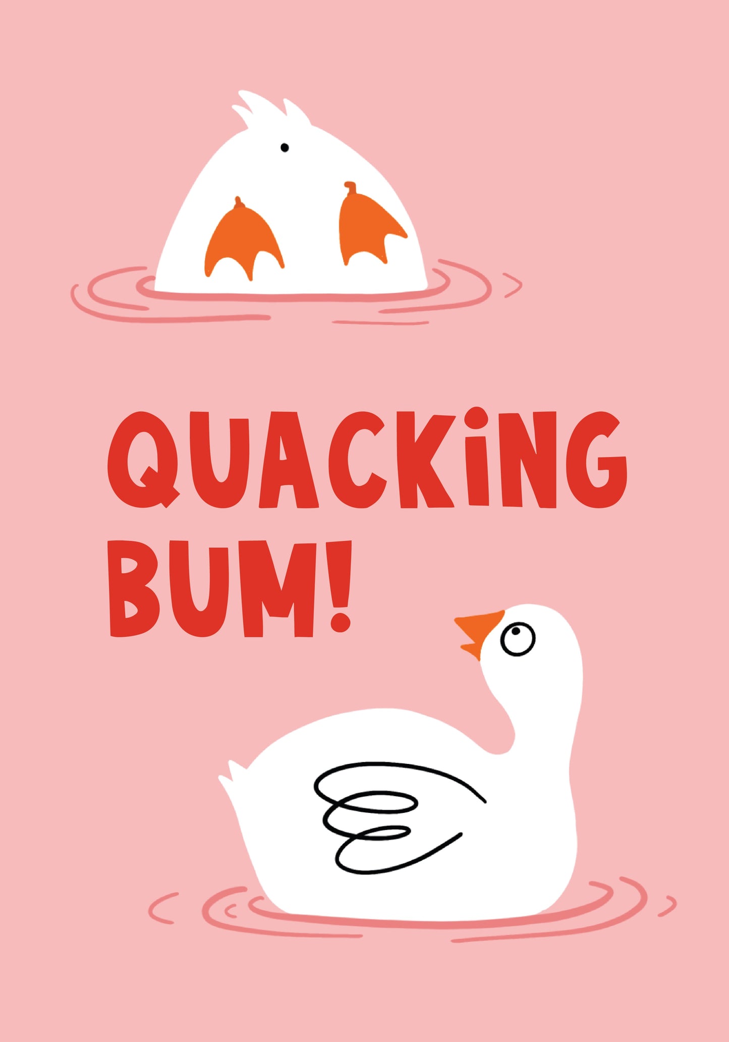 S13825-Lucy Maggie-Quacking Bum-Card-