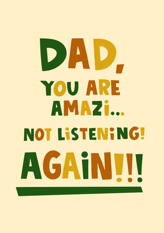 S1424-Lucy Maggie-Not Listening-Card-