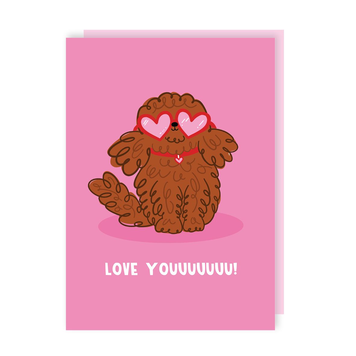 S15025-Lucy Maggie-Love You Dog-Card-