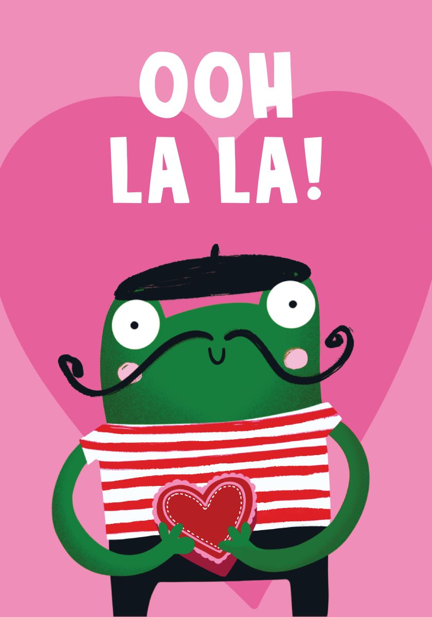 S15225-Lucy Maggie-French Frog-Card-