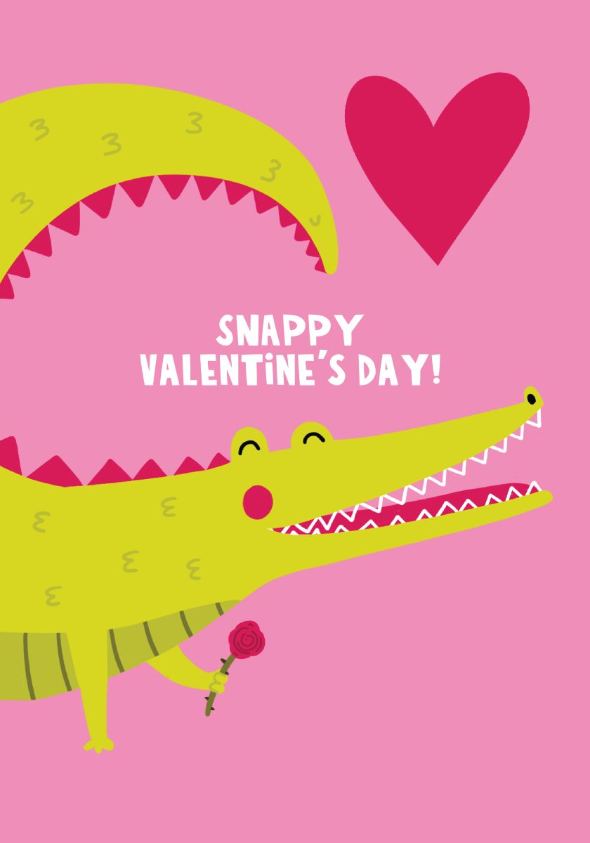 S16125-Lucy Maggie-Snappy Valentine'S Day-Card-