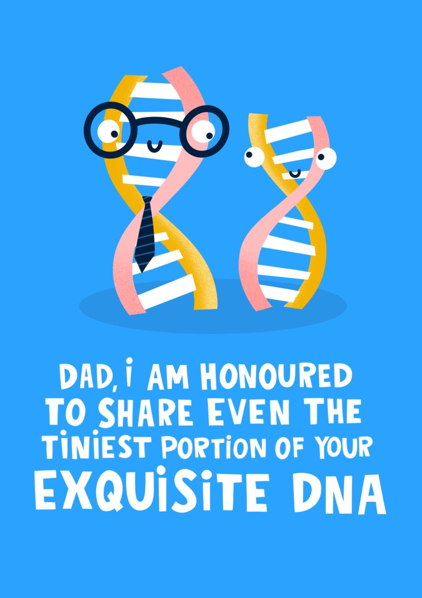 S18122-Lucy Maggie-Dad Dna-Card-