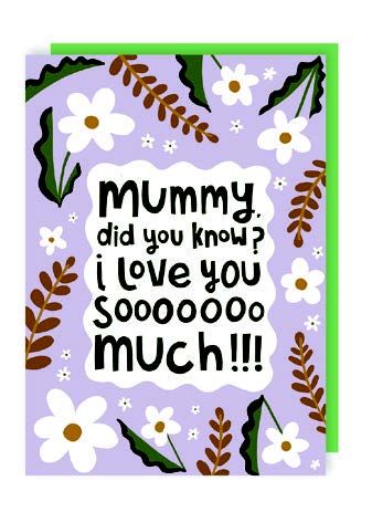 S4726-Lucy Maggie-Mummy Did You Know-Card-