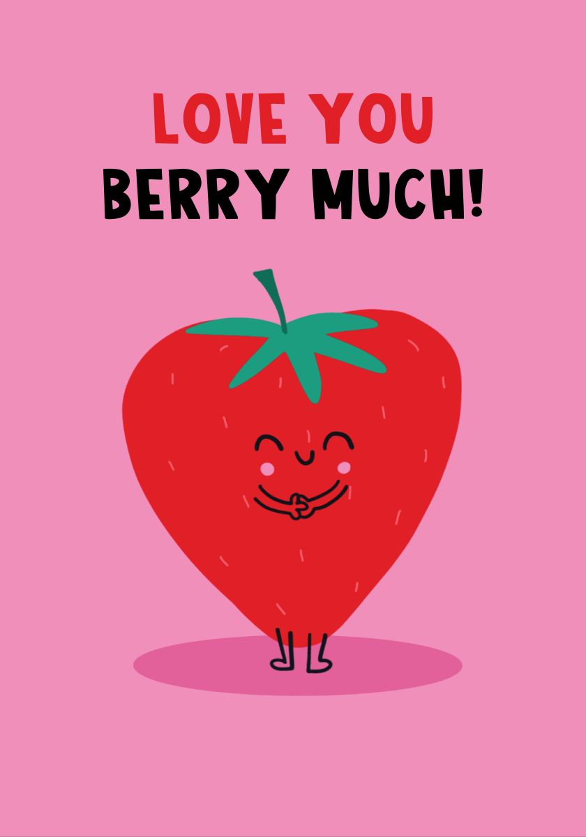 S4925-Lucy Maggie-Strawberry-Card-