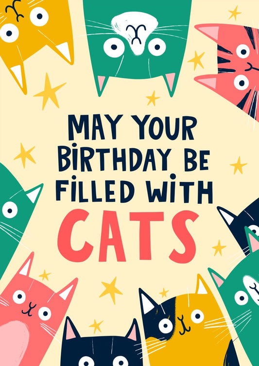 S522-Lucy Maggie-Cats Birthday-Card-